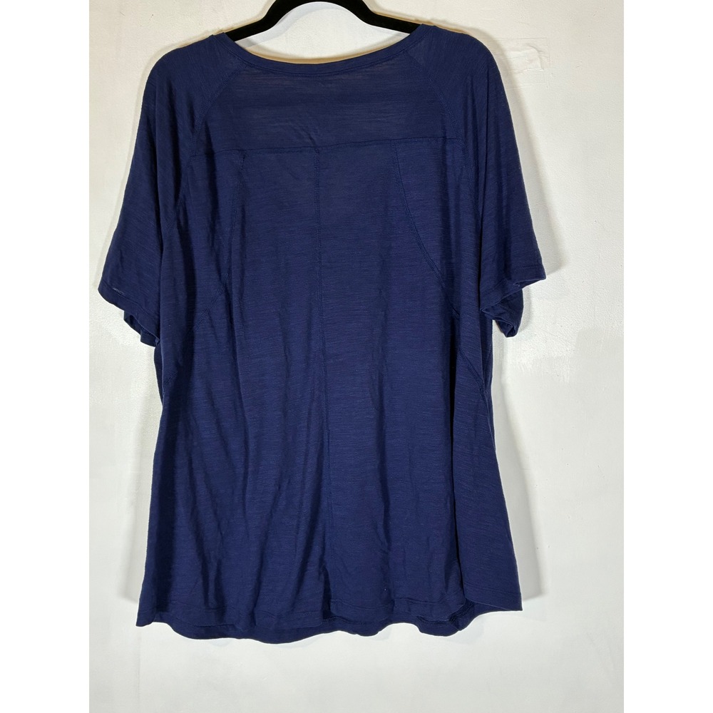 Terra & Sky 2X Blue Graphic Tee Be Confident Inspired Yourself Plus Size Shirt - Picture 7 of 7